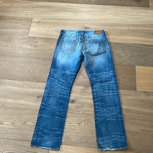 True Religion Men’s Ricky Relaxed Straight Jeans 32x33 - Picture 9 of 16